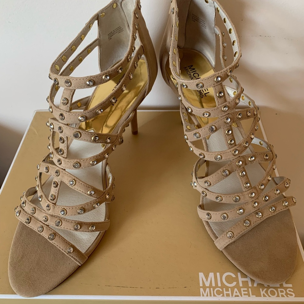 Rhinestone covered size 11 MK’s